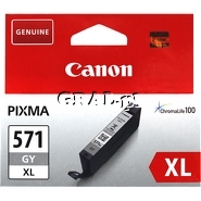 Wkad Canon CLI-571GY XL (Grey) przedstawia grafika.