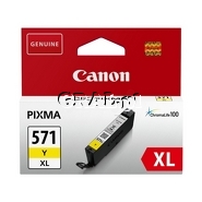Wkad Canon CLI-571Y XL (Yellow) przedstawia grafika.