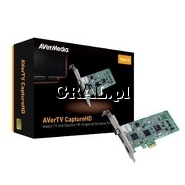 AVerMedia Tuner Hybrydowy AVerTV CaptureHD H727 Analog/DVB-T, PCI-E przedstawia grafika.