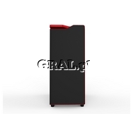 �NZXT H440 Matt Black-Red (z oknem, wyciszona) przedstawia grafika.