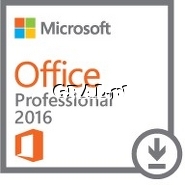 Microsoft Office 2016 Professional All Languages (ESD, 1-user) Licencja Elektroniczna przedstawia grafika.