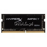 DDR4 SODIMM 16GB 2133MHz HyperX Impact (CL13) przedstawia grafika.