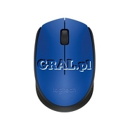 Logitech M171 Wireless Mouse (Blue) przedstawia grafika.