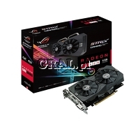 Radeon RX 460 Asus 4GB, DDR5, DP, HDMI, DVI, Strix OC 1236/7000 przedstawia grafika.