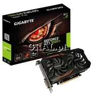 GeForce GTX1050 Ti Gigabyte 4GB, DDR5, DP, HDMI, DVI, PCI-E, OC 1316/7008 przedstawia grafika.