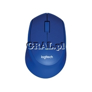 Logitech M330 Silent Plus Blue (Wireless) przedstawia grafika.