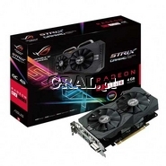 Radeon RX 460 Asus 4GB, DDR5, DP, HDMI, DVI, Strix Gaming 1200/7000 przedstawia grafika.