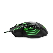 Esperanza MX201 Wolf Zielona USB przedstawia grafika.