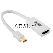 Przejsciwka/adapter Mini DisplayPort (meski) / HDMI 4K (zenski) Unitek przedstawia grafika.