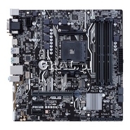 �Asus Prime B350M-A, AMD B350, HDMI, DVI, D-SUB, DDR4, SATA3, M2, RAID, GBLAN, MATX, AM4 przedstawia grafika.