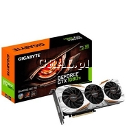 �GeForce GTX1080 Ti Gigabyte, 11GB, DDR5X, 3xDP, HDMI, DVI, PCI-E, Gaming OC 1632/11010 przedstawia grafika.