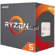 AMD Ryzen 5 1600X (3.6GHz, Six Core, 16MB, 65W, BOX, AM4) przedstawia grafika.
