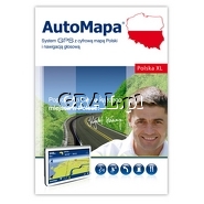 �AutoMapa Polska XL ESD LIC.ELEKTRONICZNA przedstawia grafika.