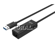 Karta sieciowa USB Unitek Y-1468 10/100 (RJ45) przedstawia grafika.