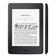 Czytnik E-BOOK 6" Amazon Kindle Paperwhite 3 HD E-ink WIFI Czarny (bez reklam) przedstawia grafika.