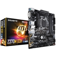 Gigabyte Z370M D3H, Z370, HDMI, DVI, DDR4, USB3.1, RAID, 2xM.2, MATX, LGA1151-G8 przedstawia grafika.