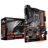 Gigabyte Z370 AORUS Ultra Gaming, Z370, HDMI, DVI, DDR4, USB3.1, RAID, 2XM.2, ATX, LGA1151-G8 przedstawia grafika.