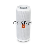 JBL Flip 4 White Bluetooth przedstawia grafika.