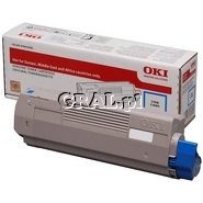 Toner OKI Cyan (1500 str, C532/C542/MC563/MC573) przedstawia grafika.