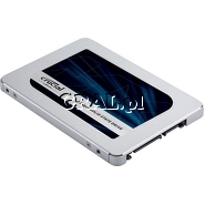 CRUCIAL MX500 SSD 500GB 2.5 SATA3 560/510 przedstawia grafika.