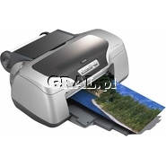 �Epson Stylus Photo R800 (nadruk CD/DVD) przedstawia grafika.
