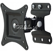 Uchwyt LCD 13/30" do 23kg VESA 75/100 Techly (pena reagulacja) przedstawia grafika.