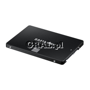 Samsung 250GB SSD, 2.5", SATA3, 550MB/s, 520MB/s SSD860 EVO przedstawia grafika.