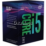 Intel Core i5 8600 6x3.1 GHz BOX (LGA1151-G8, 9MB, UHD 630, 65W)  przedstawia grafika.