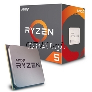 AMD Ryzen 5 2600 (3.4GHz, Six Core, 19MB, 65W, BOX, AM4) przedstawia grafika.