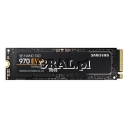 Samsung SSD 970 Evo 500GB NVMe M.2 PCIe 3.0 3400/2300 Mb/s przedstawia grafika.