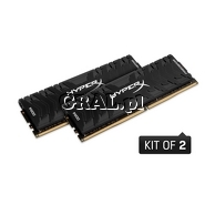 DDR4 32GB 3333MHz Kingston HyperX Predator (2x16GB, CL16) przedstawia grafika.