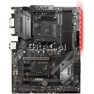 MSI B450 TOMAHAWK, AMD B450, HDMI, DVI, DDR4, RAID, M2, ATX, AM4 przedstawia grafika.