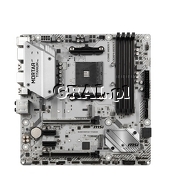 MSI B450M MORTAR TITANIUM, AMD B450, DP, HDMI, DDR4, RAID, M2, MATX, AM4 przedstawia grafika.