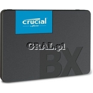 Crucial BX500 SSD 480GB, 2.5", SATA3, 540/500 MB/s przedstawia grafika.