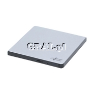 LG-Hitachi GP57ES40 Slim USB 2.0 BOX Silver (zewnetrzna) przedstawia grafika.