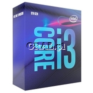 Intel Core i3 9100F 4x3.6 GHz BOX (LGA1151-G8, 6MB, 65W) przedstawia grafika.