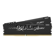 DDR4 16GB 2666MHz Kingston HyperX Fury Black (2x8GB,  CL16) przedstawia grafika.
