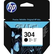 Wklad drukujacy HP No 304 Black N9K06AE przedstawia grafika.