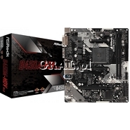 ASRock B450M-HDV R4.0, AMD B450, HDMI, DVI-D, DSUB, DDR4, SATA3, M2, RAID, mATX, AM4 przedstawia grafika.