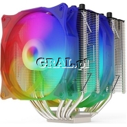 �SilentiumPC Grandis 3 EVO ARGB (LGA1200/1151/1150/1155/1156/2011/2066 AM4/AM3/AM2/FM1/FM2) przedstawia grafika.