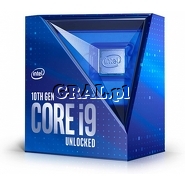 Intel Core i9 10900K 10x3.7 GHz BOX (LGA1200, 20MB, UHD 630, 125W)  przedstawia grafika.
