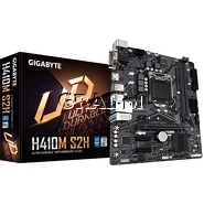 Gigabyte H410M S2H, Intel H410, HDMI, DSUB, DVI-D, DDR4, SATA3, M2, mATX, LGA1200 przedstawia grafika.