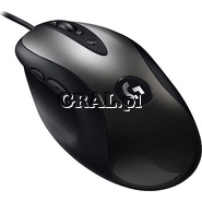 Mysz Logitech G MX518 przedstawia grafika.