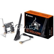 Gigabyte GC-WBAX200 karta sieciowa PCI-E Wireless 802.11ax + Bluetooth 5 przedstawia grafika.