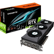 Gigabyte GeForce RTX3080 Eagle OC, 10GB, GDDR6X, 3xDP, 2xHDMI, PCI-E przedstawia grafika.