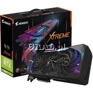 Gigabyte GeForce RTX3080 Aorus Xtreme 10GB, GDDR6X, 3xDP, 3xHDMI, PCI-E przedstawia grafika.