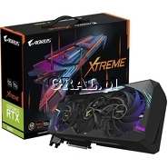 Gigabyte GeForce RTX3090 Aorus Xtreme 24GB, GDDR6X, 3xDP, 3xHDMI, PCI-E przedstawia grafika.