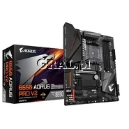 Gigabyte B550 Aorus Pro V2, B550, HDMI, USB-C, DDR4, SATA3, 2xM2, RAID, ATX, AM4 przedstawia grafika.