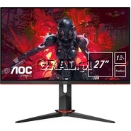 �AOC 27" LCD 27G2U/BK (IPS, 1ms, 144Hz, FullHD, DP, 2xHDMI, D-SUB) przedstawia grafika.