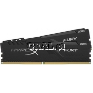 DDR4 64GB 3200MHz Kingston HyperX Fury (2x32GB, CL16) przedstawia grafika.